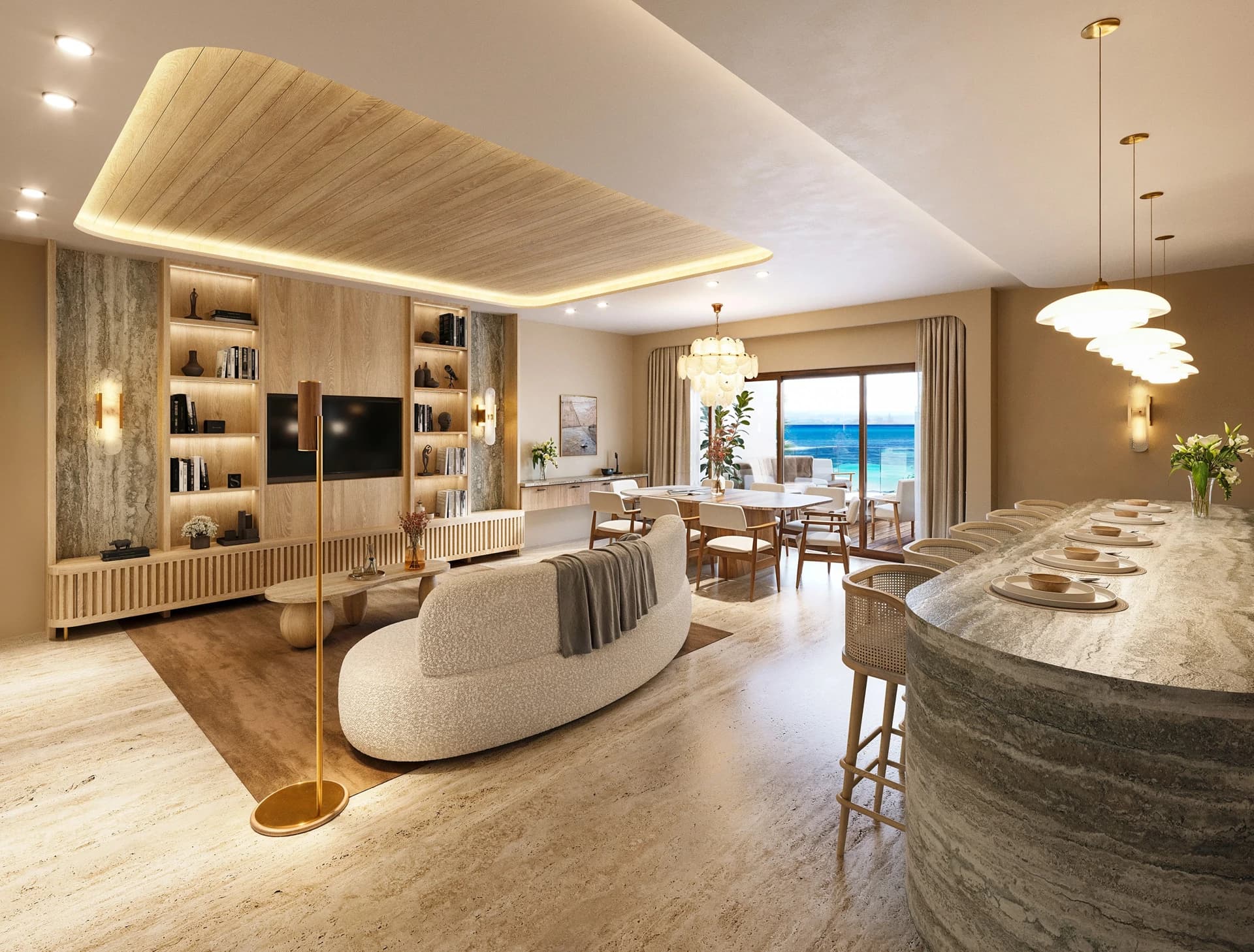 Saint Marine 3 Bedroom Beachfront Condo - photo 3
