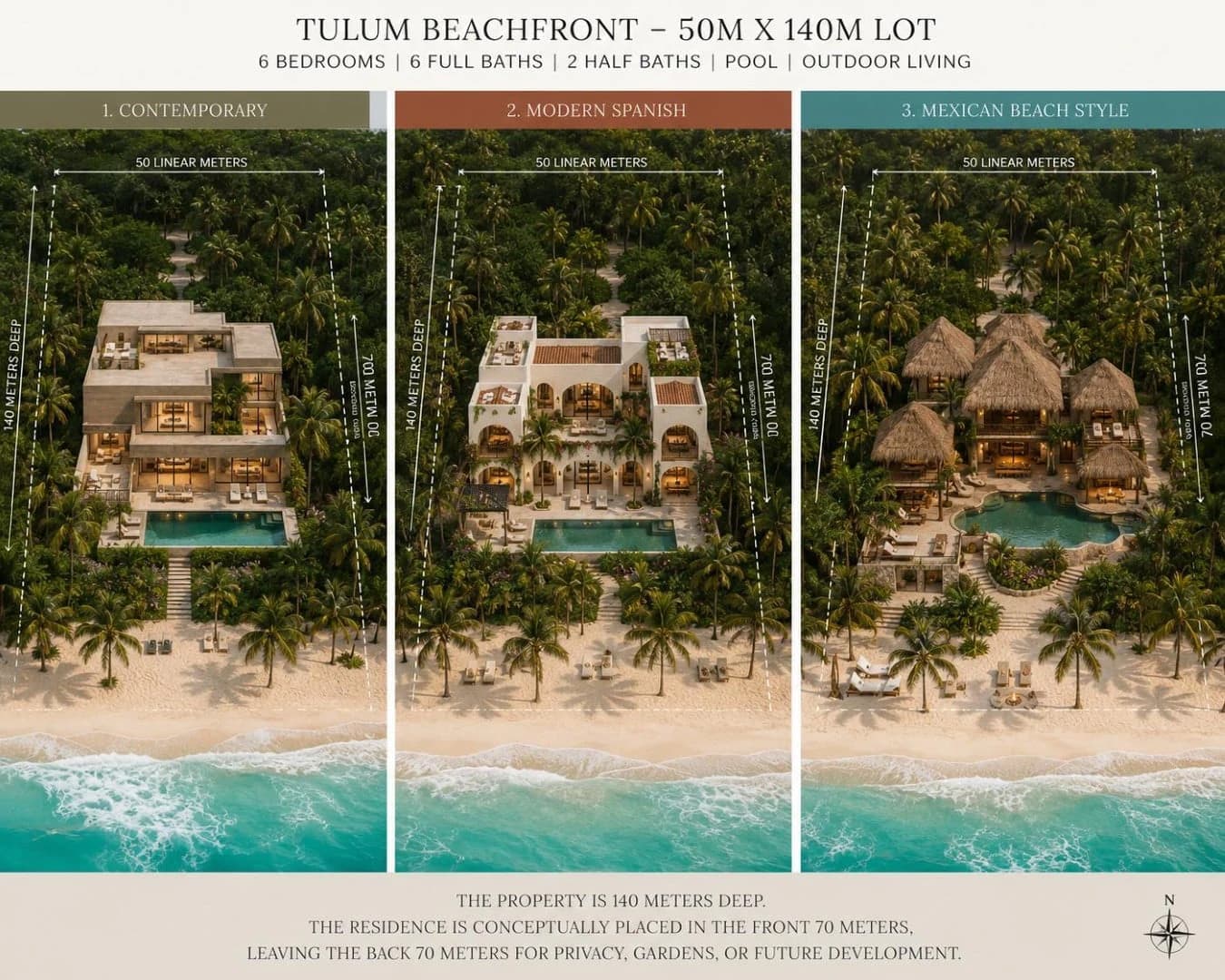Tulum Hotel Zone Beachfront Land - photo 4