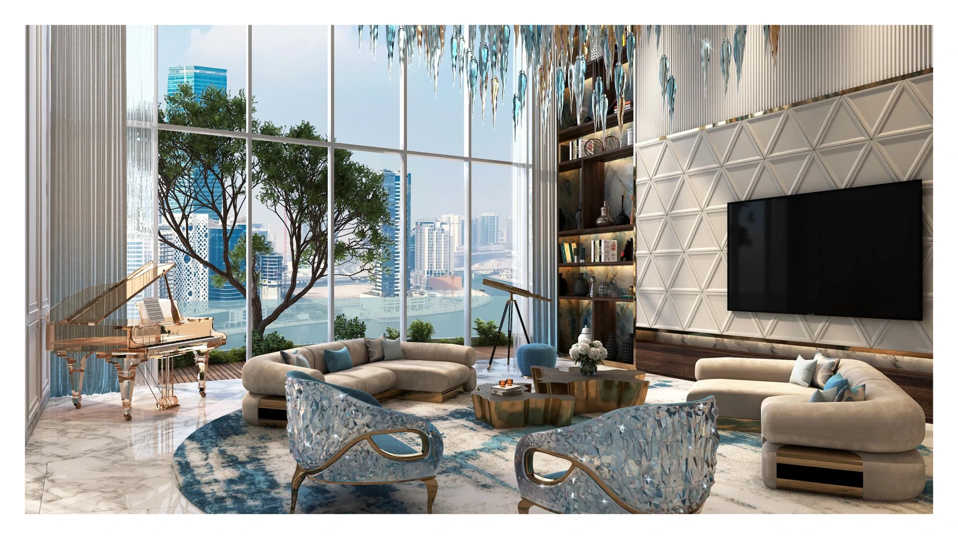 4 Bed Condo/Apartment - Chic Tower by DAMAC | Floor 34 - photo 2