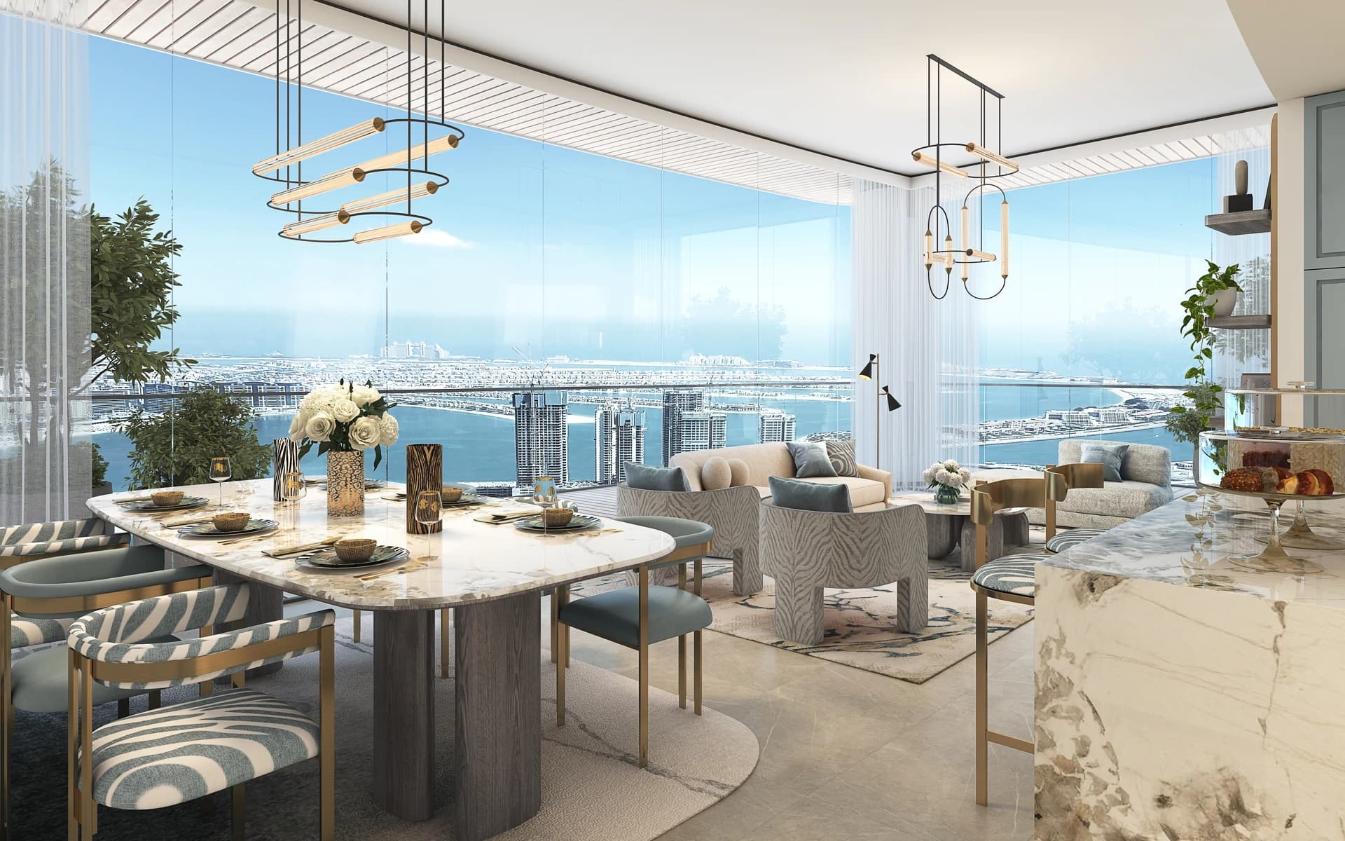 3 Bed Condo/Apartment - DAMAC Bay by Cavalli | Floor 54 - photo 4