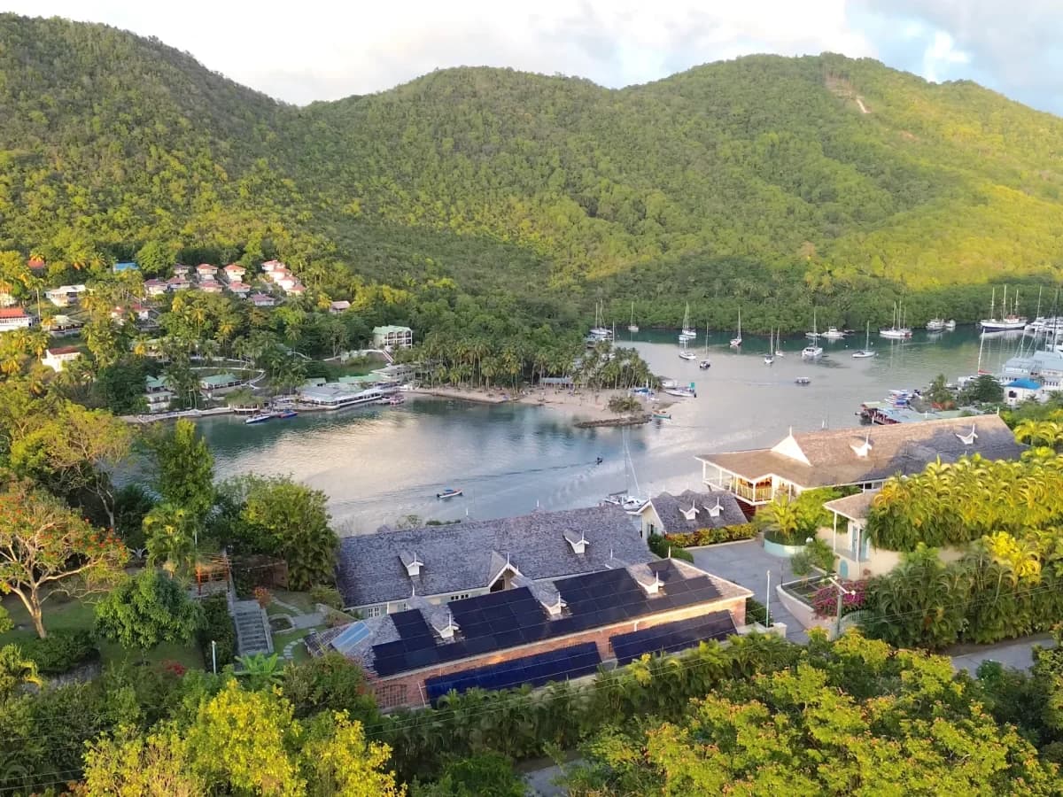 Villa Marigot, Marigot Bay.