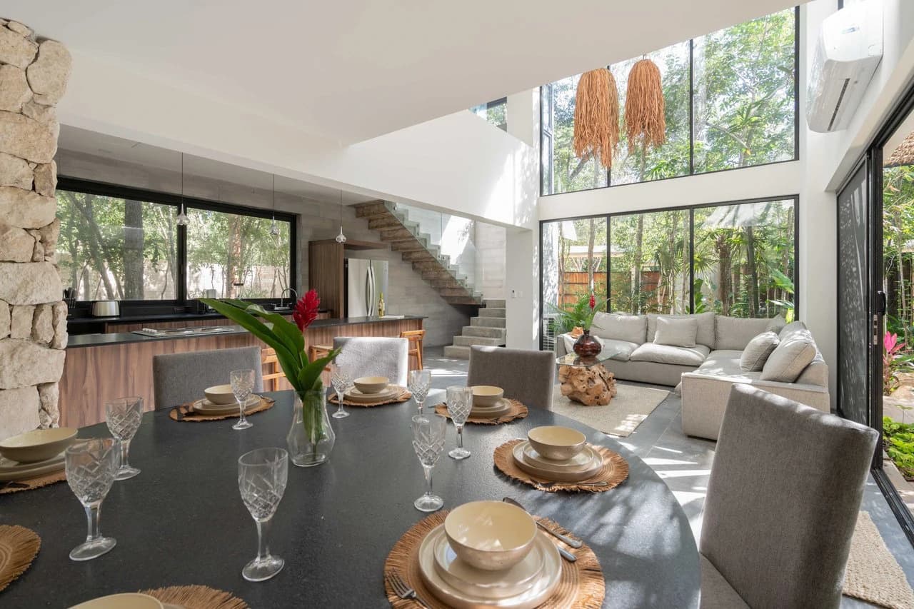 Villa 2 | Beautiful 4 Bedroom with Large Pool in 12 O’Clock Tulum - photo 2