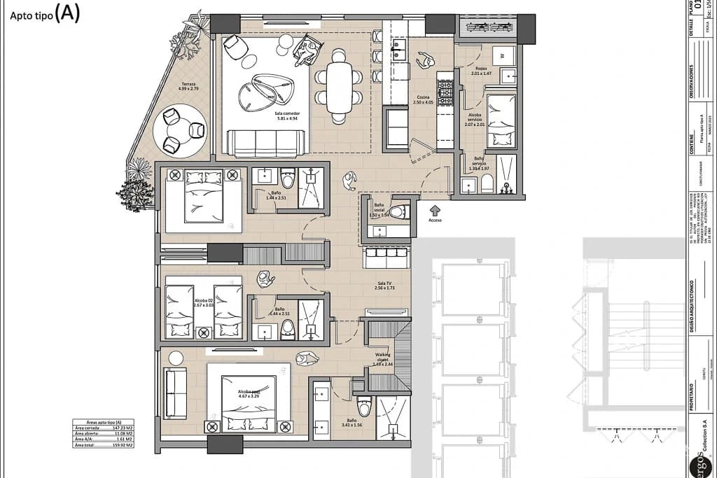 3 Bedroom Condo in Santa Maria - photo 19