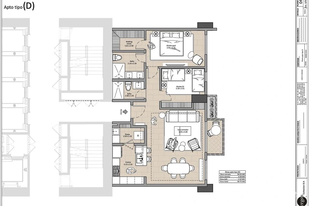 3 Bedroom Condo in Santa Maria - photo 16