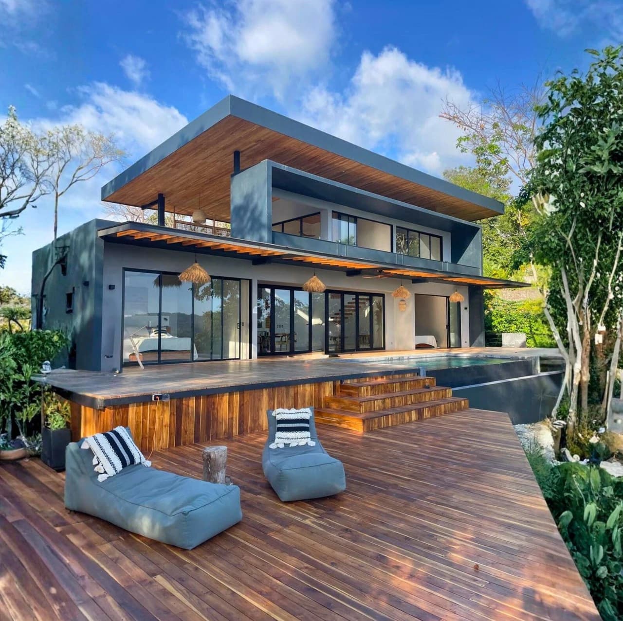 Private Hilltop Villa with Breathtaking Ocean Views in Santa Teresa: Modern Ocean View Villa with Guest house Bali-Inspired Design | Santa Teresa | $1.98M