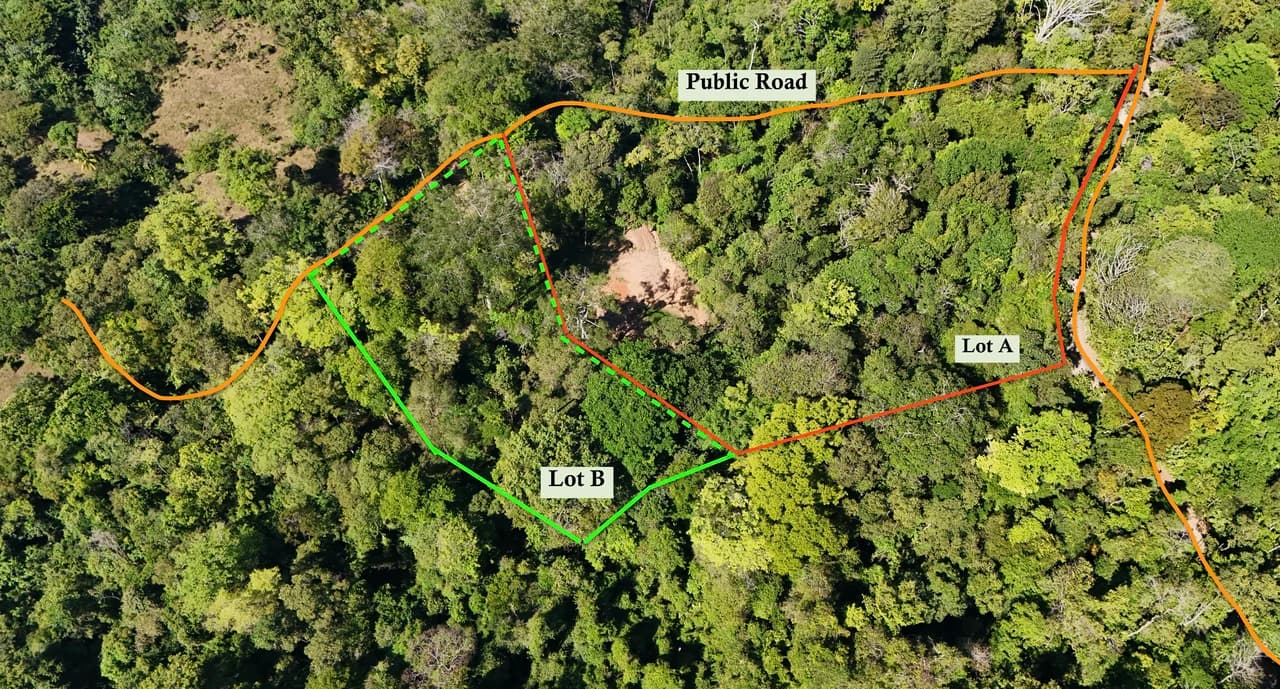 Two Ocean View Lots in Uvita – Easy Access and Large Building Sites