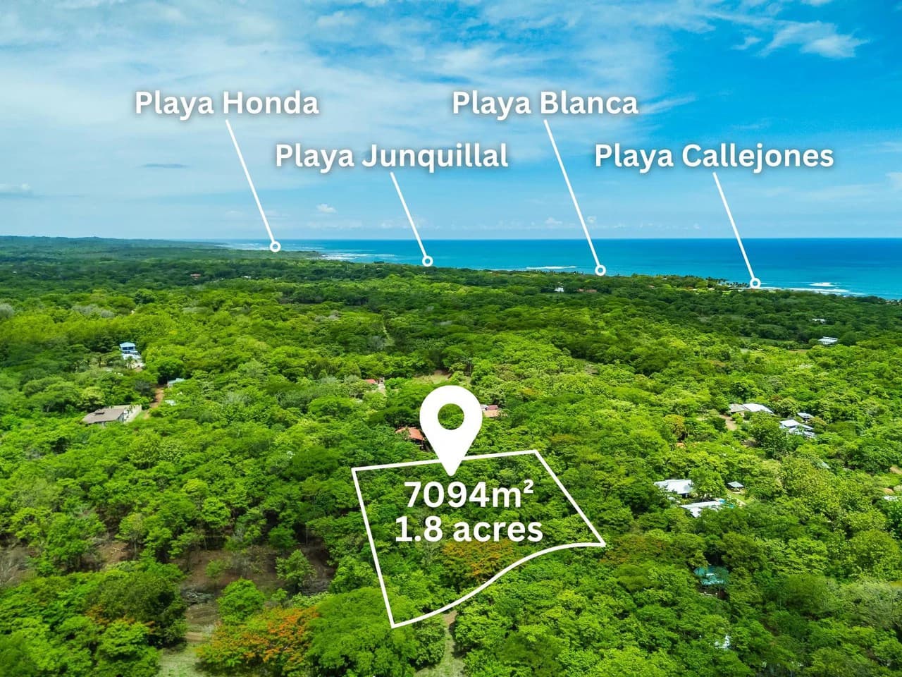 Adventure Meets Nature: Private 1.75acres Lot Minutes from Playa Negra - photo 4