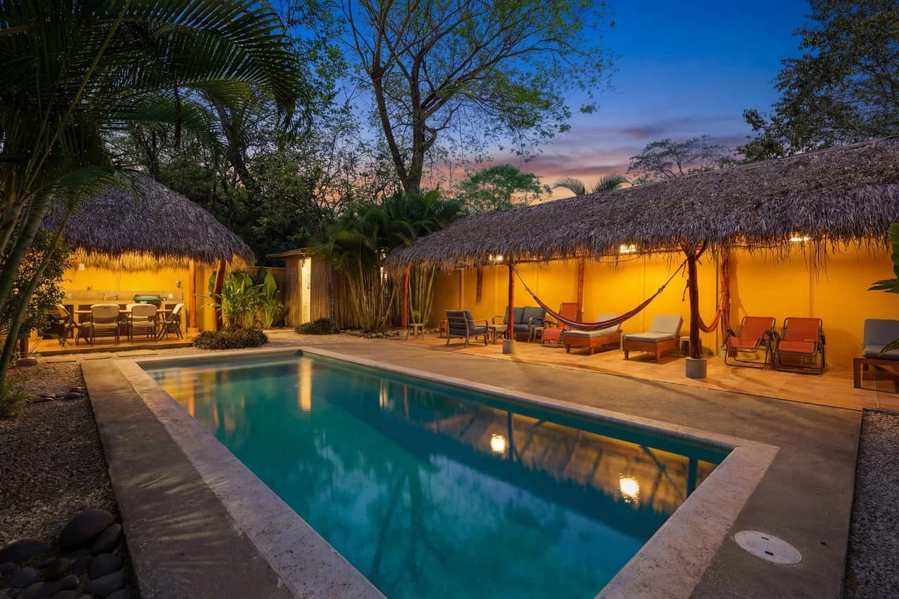 Casa Plumeria: Tropical 4-Bedroom Retreat with Pool Just Steps to Potrero Beach - photo 2
