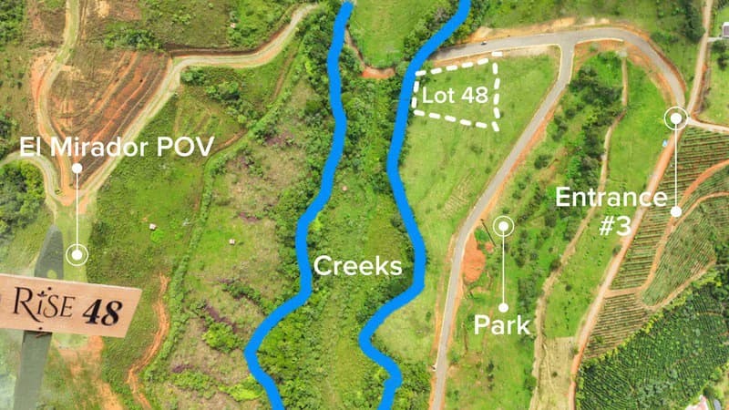 lote 48 RISE: BEAUTIFUL LOT FOR SALE IN THE HEART OF RISE COSTA RICA WITH CREEK (63,475 SQFT) - photo 2
