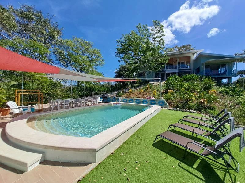Casa Nube & Casa Cielo: Elegant Boutique Hilltop Estate With Two Homes, Saltwater Pool - ideal for families & rentals - minutes from Samara Beach - photo 3