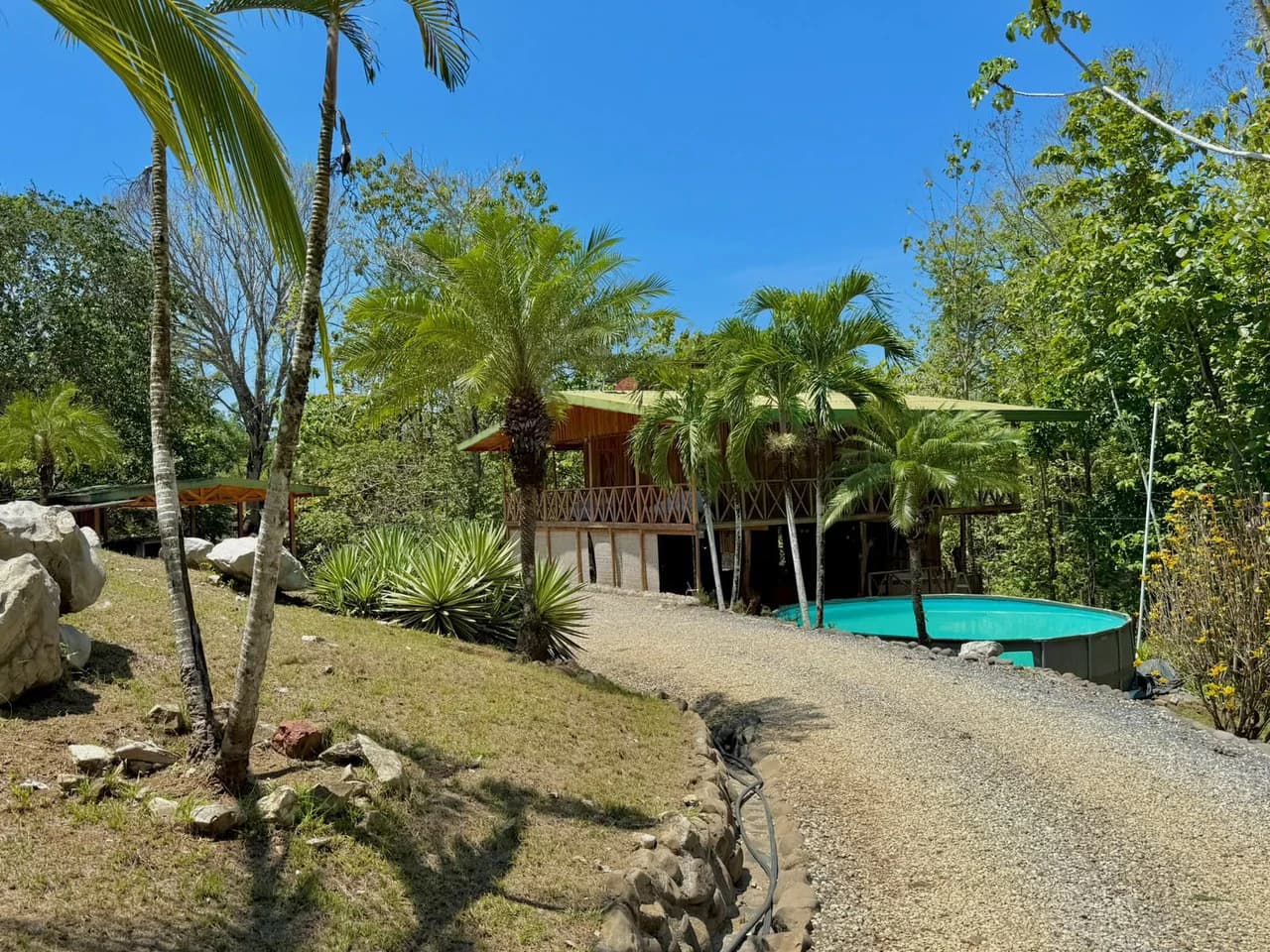 Cobano Jungle Lodge: Santa Fe de Cobano, Costa Rica Tropical Home with Guest House, Airbnb Potential & Jungle Privacy ONLY $249,000 USD! - photo 3