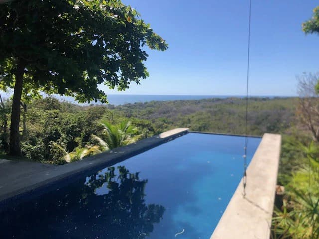 Fine private modern house in spacious ocean view property