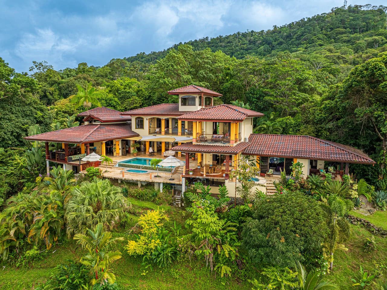 SKYFALL, The Estate, Exclusively Offered, Dominical Coastline Views: Mountain House For Sale in Escaleras