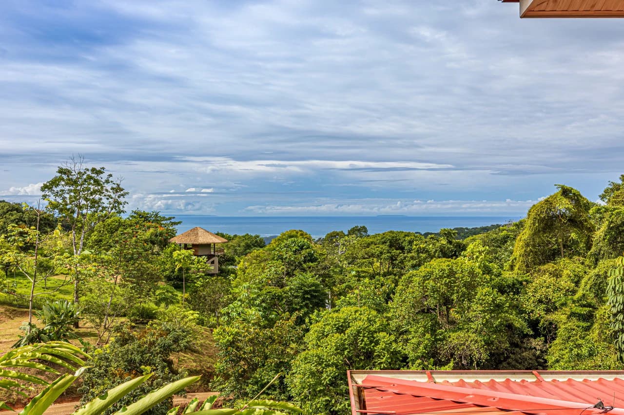 Ocean View Home with Cano Island And Whale Tail Views | San Josecito: Mountain House For Sale in Ojochal - photo 8