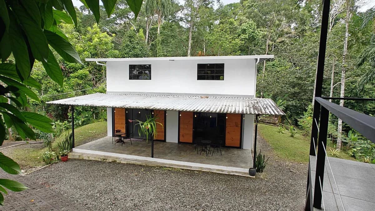 ID 925: Elevated Jungle Property with Two Residences, Open Air Living Space, and Mountain Views