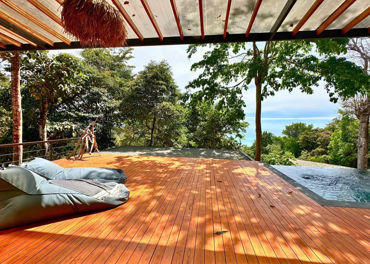 Private Hilltop Villa with Breathtaking Ocean Views in Santa Teresa: Modern Ocean View Villa with Guest house Bali-Inspired Design | Santa Teresa | $1.98M - photo 5