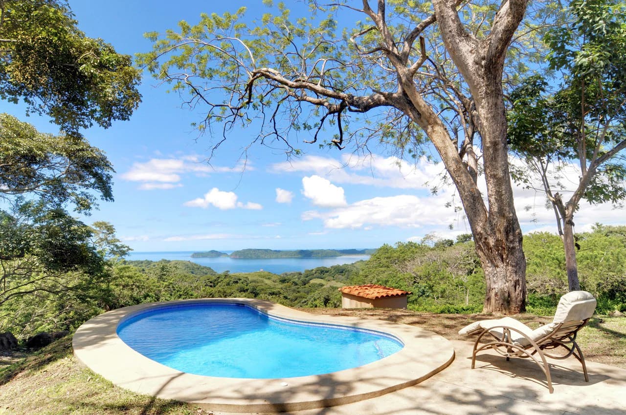 Ocean view lots in gated community with views on Golf of Papagayo
