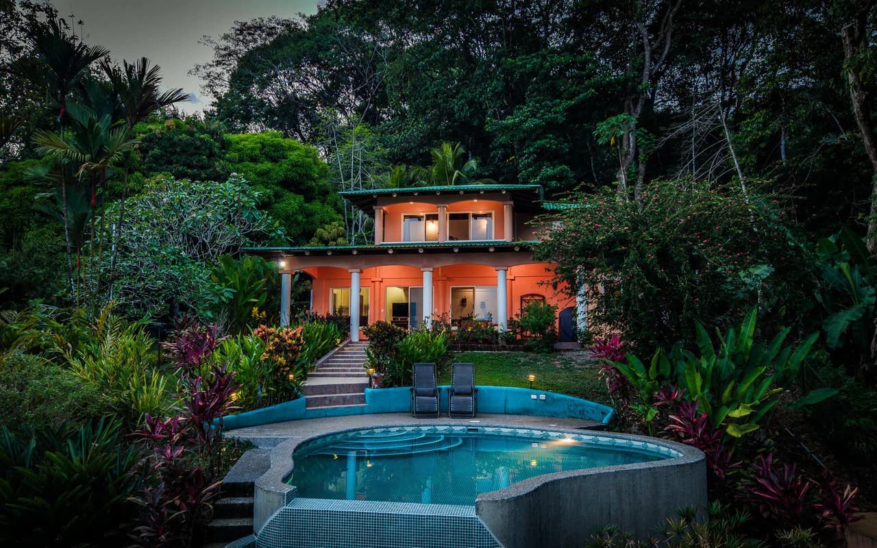 Whale's Tail Ocean View Estate with Extra Lot in Between Uvita and Dominical