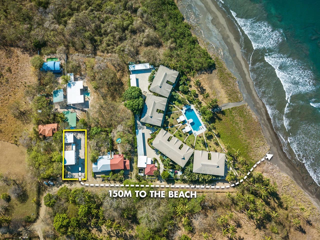 Casa Chante - New 3BR Home 1Block to the Ocean: Countryside House For Sale in Playa Junquillal