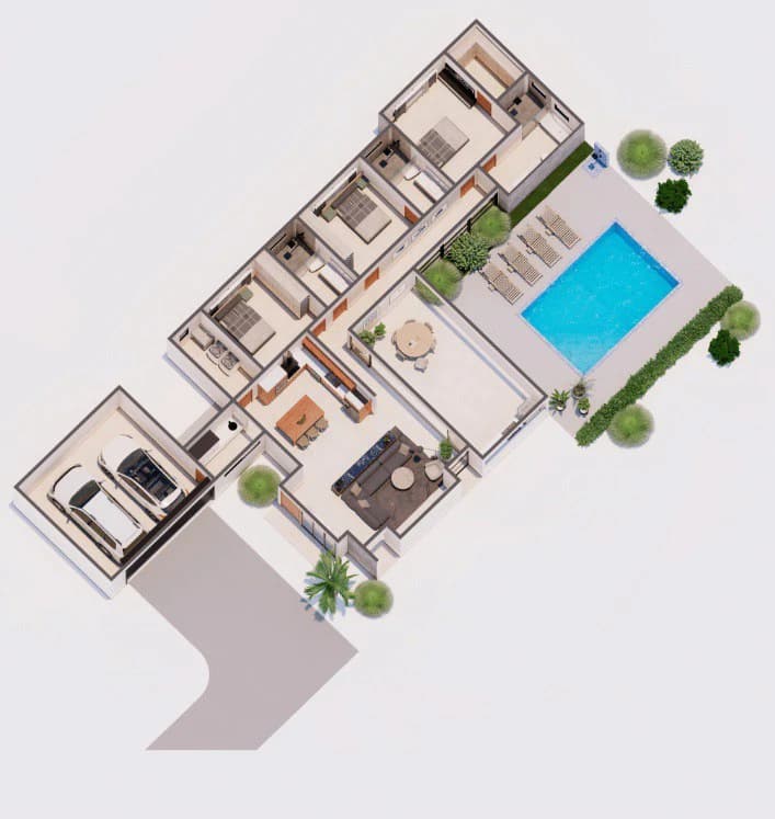 House Standard #44: Luxurious house for sale with a private pool near the sea in Reserva Conchal. - photo 2