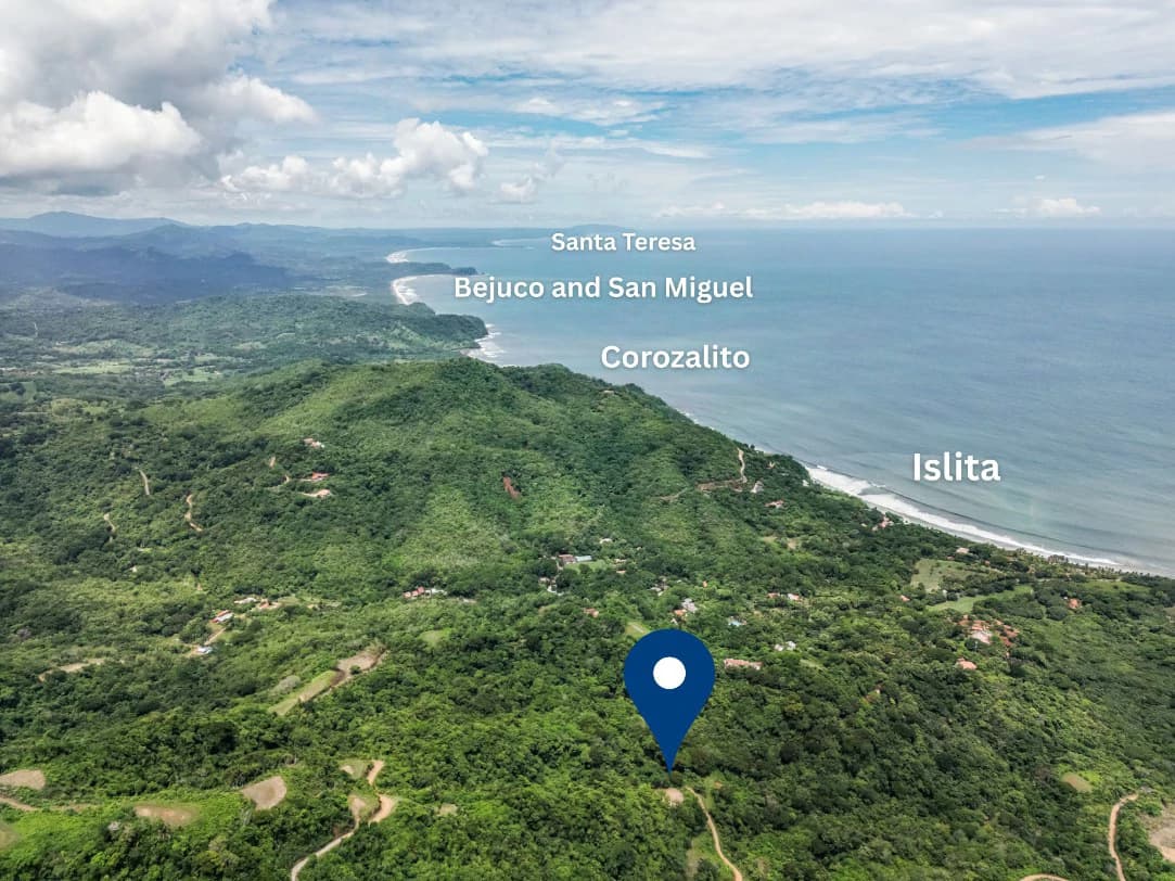 Lote Vista Lapa - 2.1 Acre Ocean View Lot: Countryside Home Construction Site For Sale in Playa Samara - photo 3