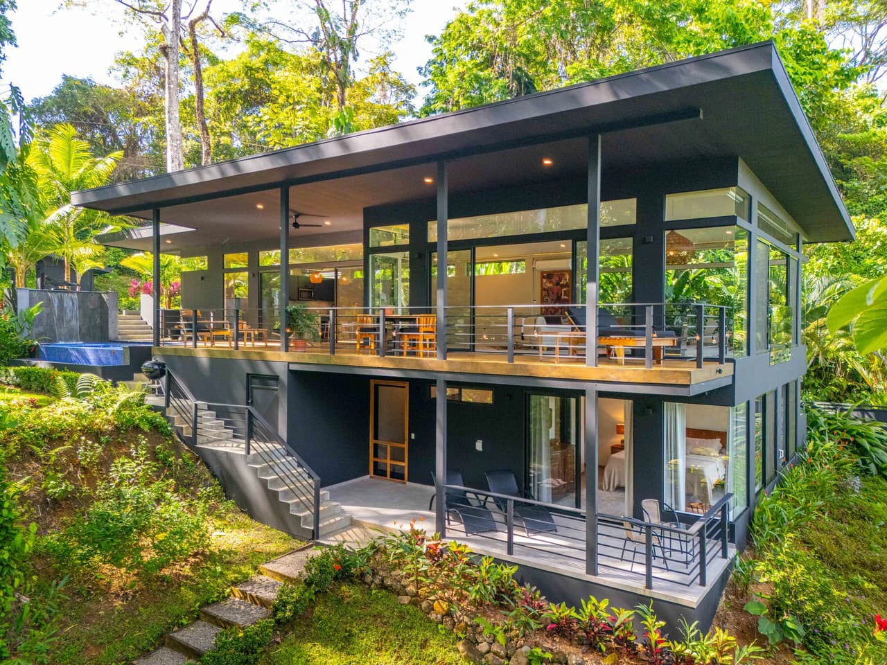 Escaleras Modern Elegance with Ocean Window Views and Jungle Tranquility, Dominical Costa Rica - photo 9