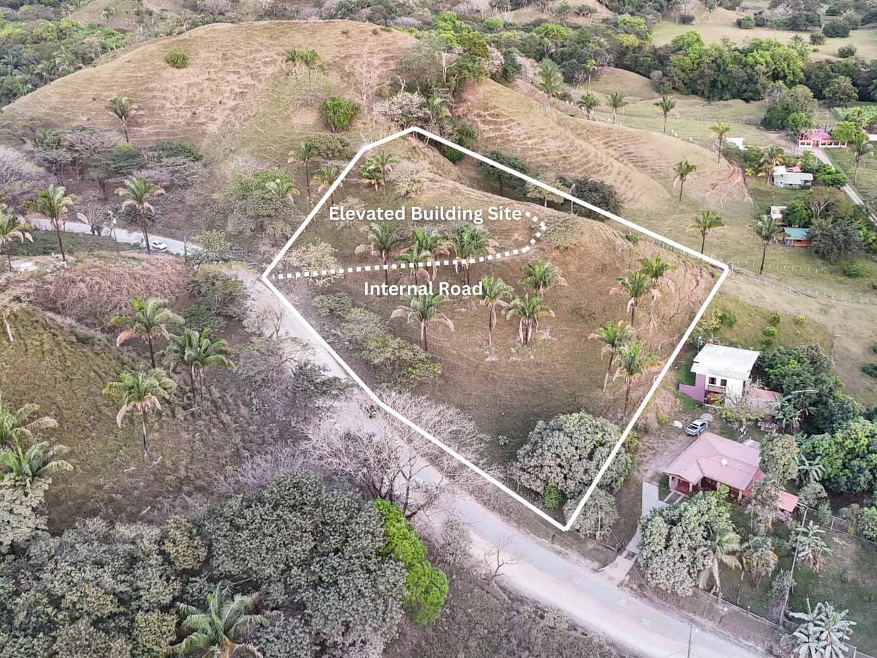 Lote Las Palmas - 1 Hectare lot a short distance to 3 beaches: Countryside Home Construction Site For Sale in Playa Samara - photo 4