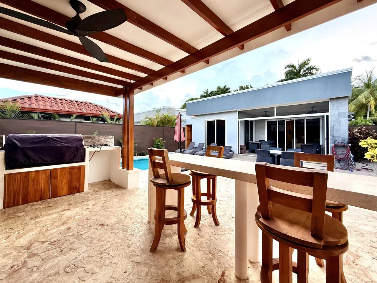 Brisas 37: $535,000 USD Nature View, Corner Home with Private Pool for Sale in Los Delfines, Tambor, Costa Rica - photo 10