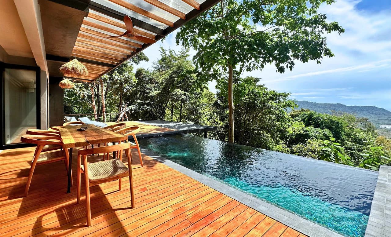 Private Hilltop Villa with Breathtaking Ocean Views in Santa Teresa: Modern Ocean View Villa with Guest house Bali-Inspired Design | Santa Teresa | $1.98M - photo 3