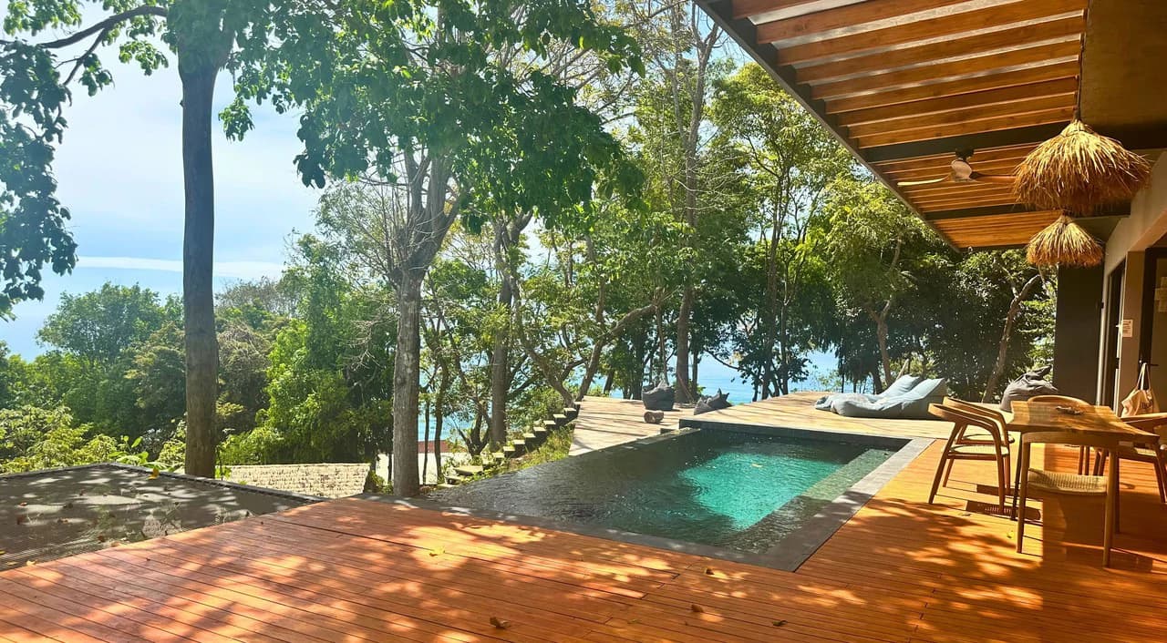 Private Hilltop Villa with Breathtaking Ocean Views in Santa Teresa: Modern Ocean View Villa with Guest house Bali-Inspired Design | Santa Teresa | $1.98M - photo 6