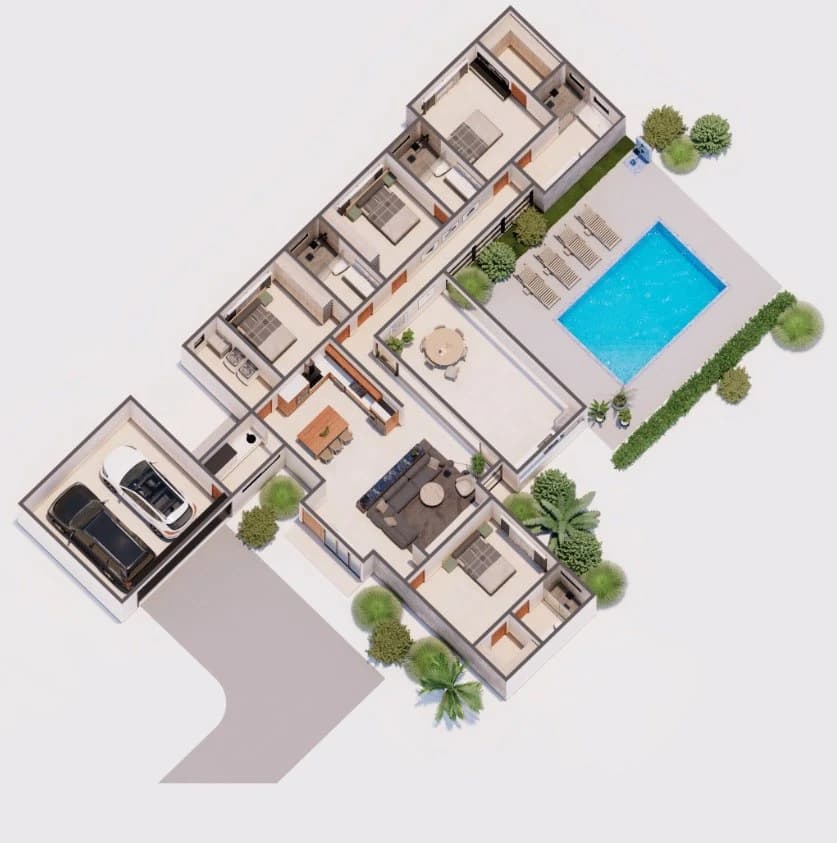 House Standard #37: Luxurious house for sale with a private pool near the sea in Reserva Conchal. - photo 2