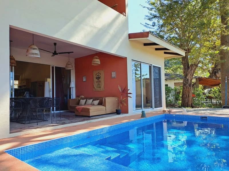 Casa Sabana: Charming New Two-Story Home with Pool, 5 Minutes from Samara Town and Beach