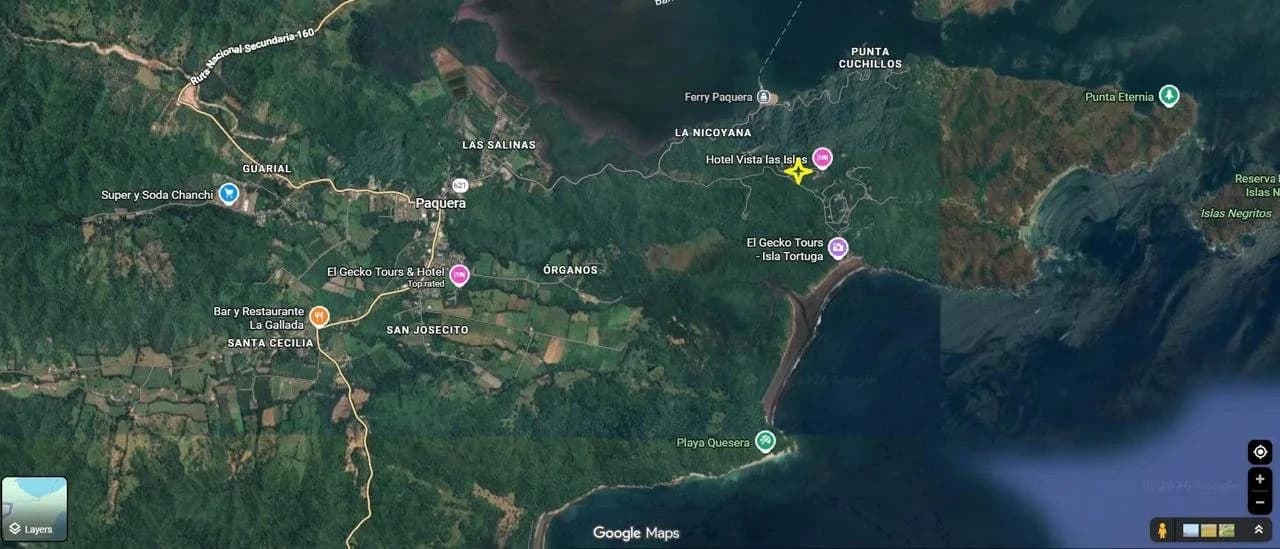 $250,000 USD EXCEPTIONAL 5,608 m² (1.39-acre) property: 1.39-Acre Ocean View Property, Near Paquera & Isla Tortuga - photo 4