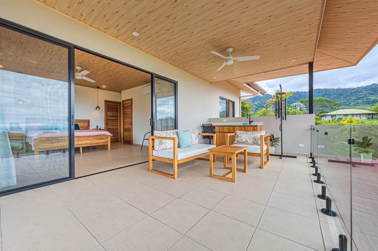 Ocean View Home with Cano Island And Whale Tail Views | San Josecito: Mountain House For Sale in Ojochal - photo 19
