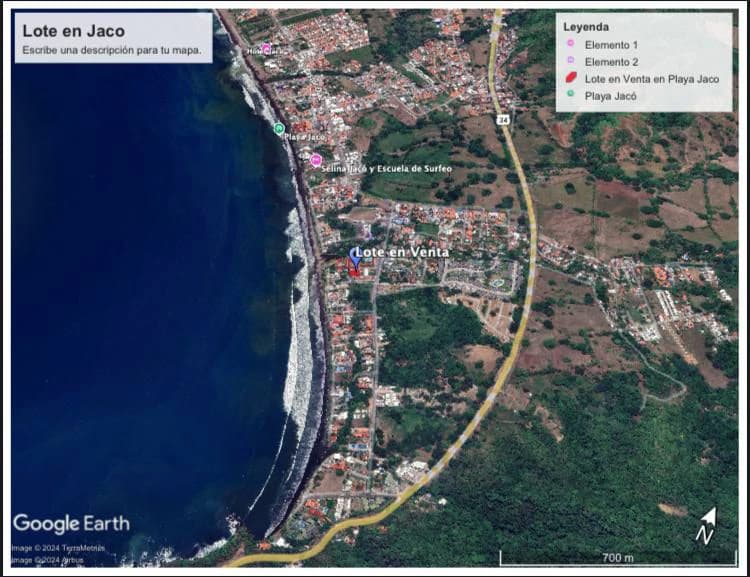 Beautiful Lot a few meters from the beach Property for Sale: 1,103 m² Lot in Playa Jaco, Costa Rica - photo 8