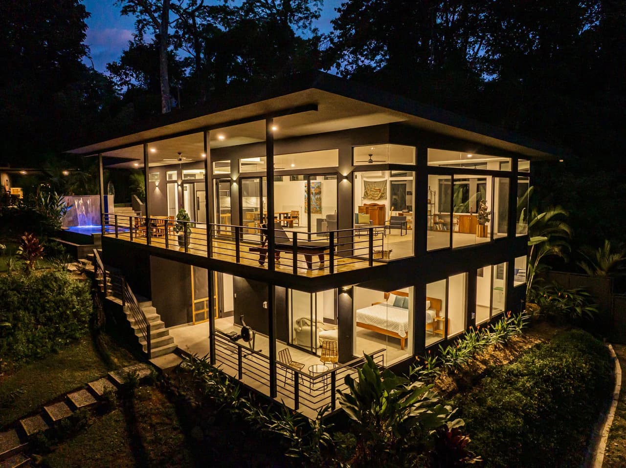 Escaleras Modern Elegance with Ocean Window Views and Jungle Tranquility, Dominical Costa Rica - photo 2