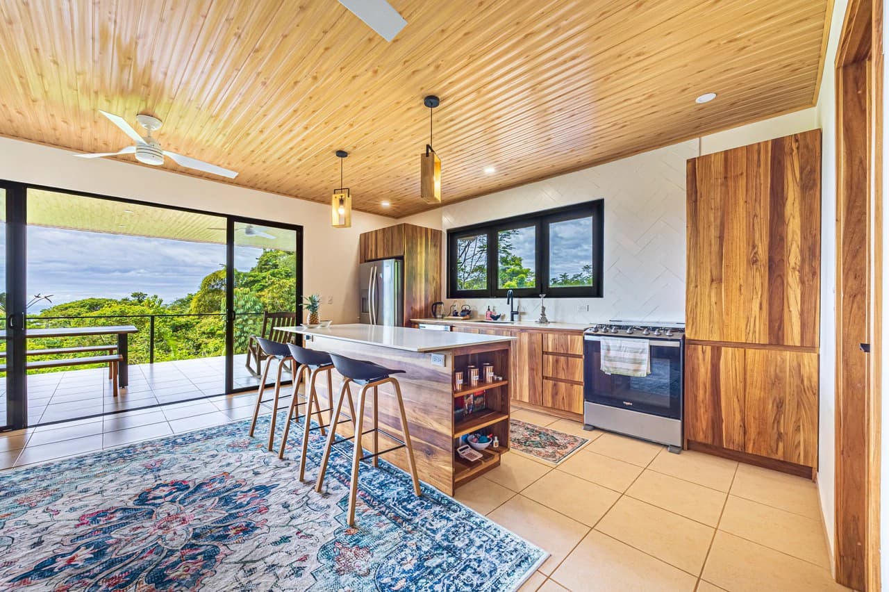 Ocean View Home with Cano Island And Whale Tail Views | San Josecito: Mountain House For Sale in Ojochal - photo 25