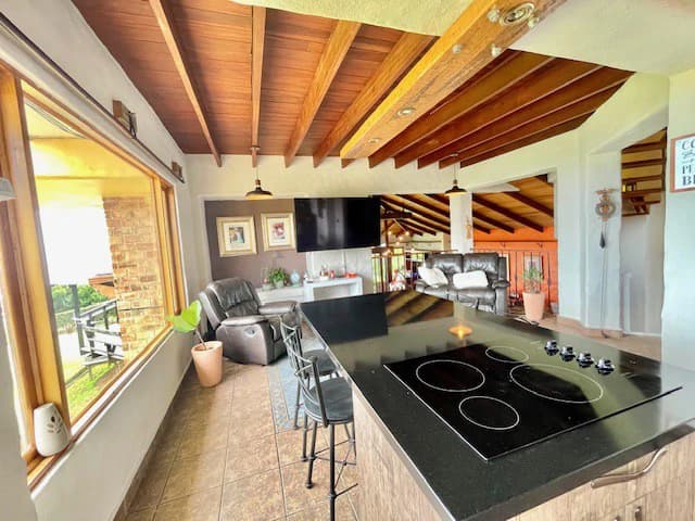 Colonial-Contemporary House with Retractable Star Roof, Guest House, and Panoramic Views - photo 15