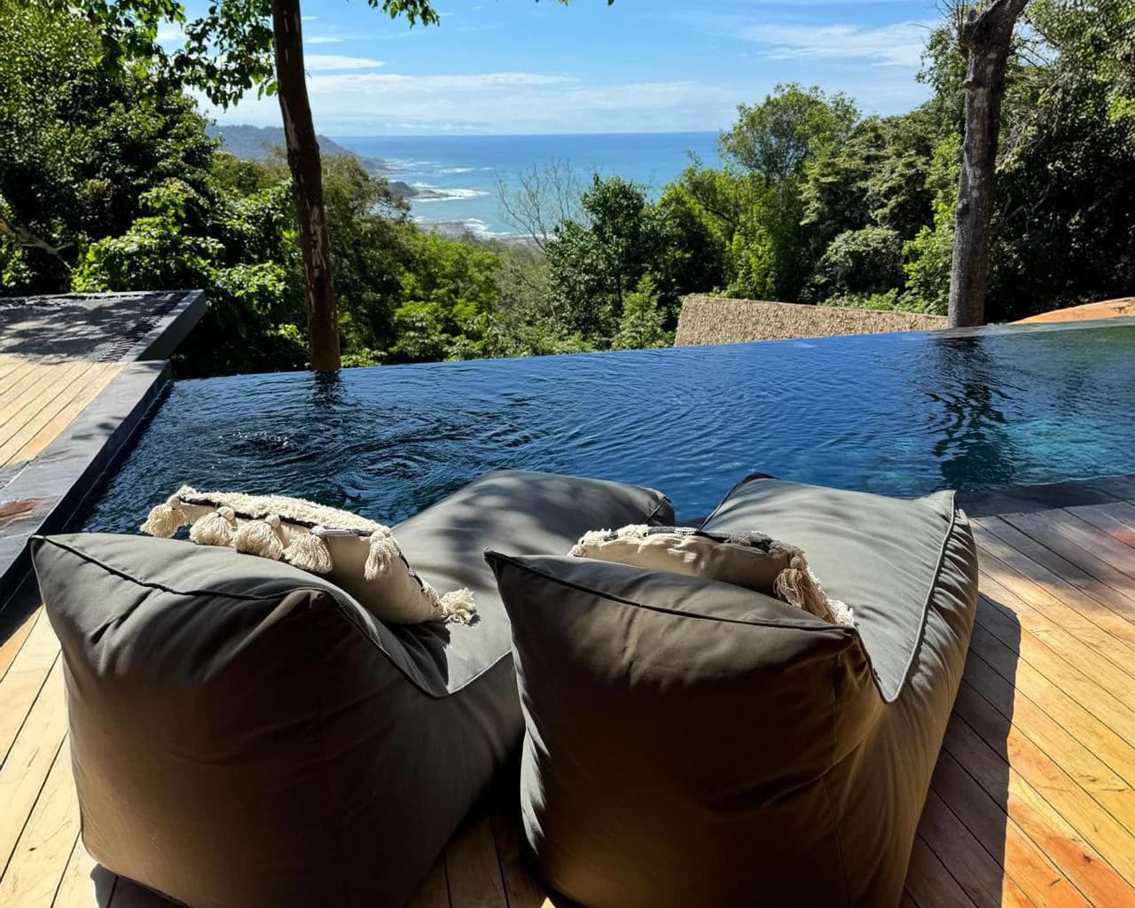 Private Hilltop Villa with Breathtaking Ocean Views in Santa Teresa: Modern Ocean View Villa with Guest house Bali-Inspired Design | Santa Teresa | $1.98M - photo 4