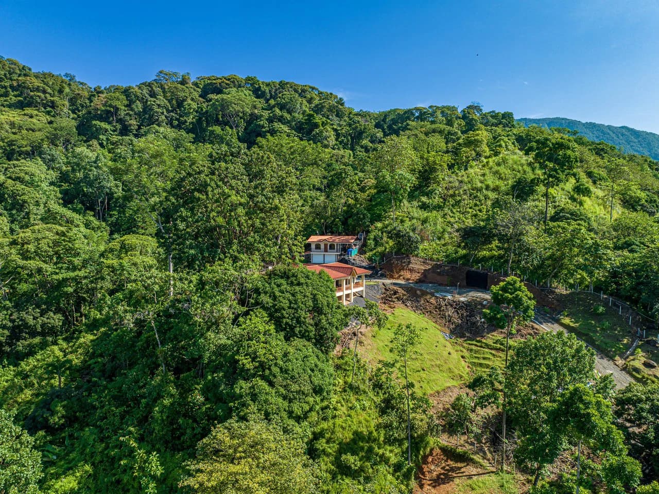 11.25 ACRES- 4 Bedrooms, Two Homes, Panoramic Ocean & Mountain Views With Stream, 30+ Fruit Trees, 40 Minutes to Quepos!!! - photo 8