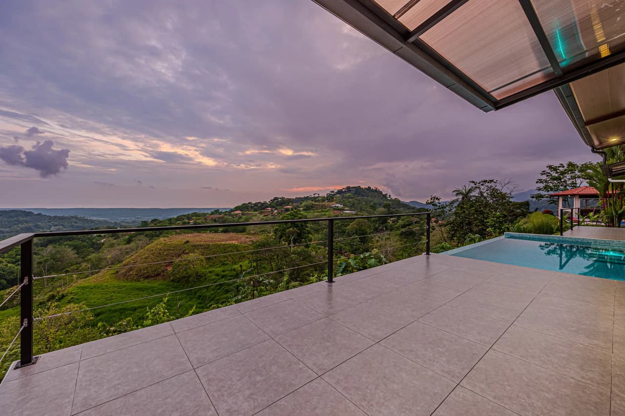 CHONTALES NEW VILLA WITH PANORAMIC OCEAN AND MOUNTAINS VIEWS: Mountain Villa For Sale in Ojochal - photo 50