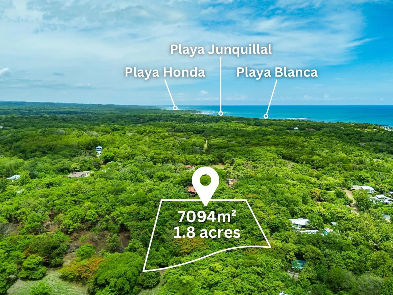 Adventure Meets Nature: Private 1.75acres Lot Minutes from Playa Negra - photo 3