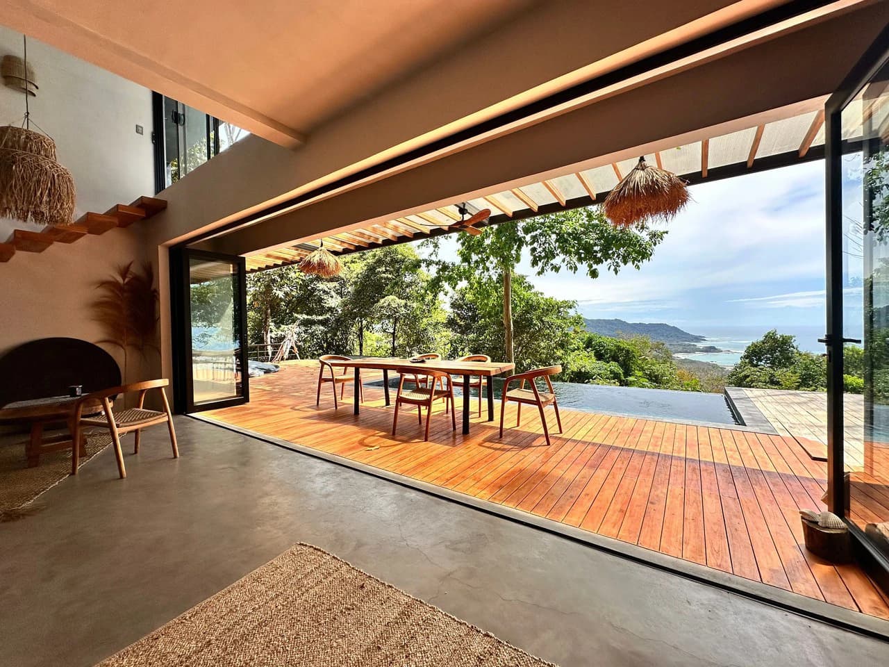 Private Hilltop Villa with Breathtaking Ocean Views in Santa Teresa: Modern Ocean View Villa with Guest house Bali-Inspired Design | Santa Teresa | $1.98M - photo 2