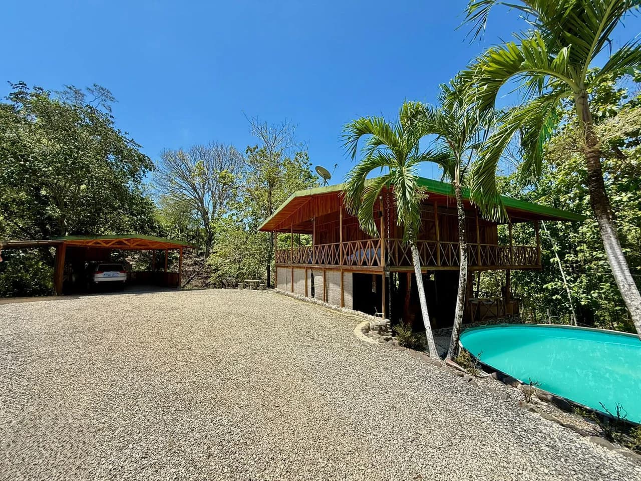 Cobano Jungle Lodge: Santa Fe de Cobano, Costa Rica Tropical Home with Guest House, Airbnb Potential & Jungle Privacy ONLY $249,000 USD! - photo 4