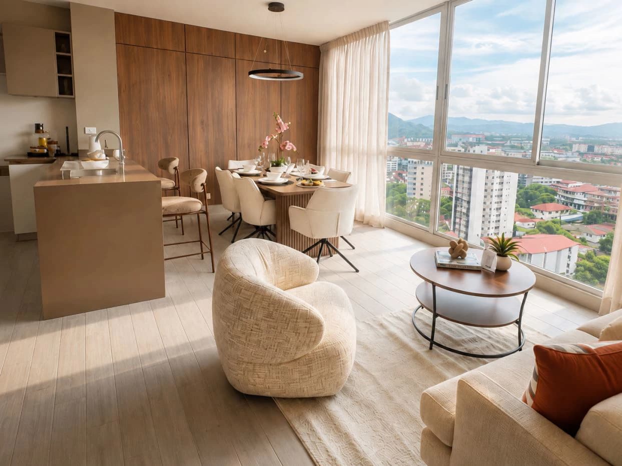 Apartment for Sale in Bella Vista, Panama – Ideal for Living or Investing | 1 Bedroom + Study Room - photo 3