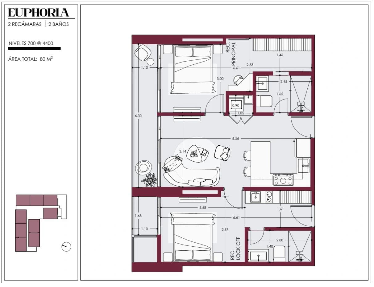 FIND YOUR SENSE OF EUPHORIA | 2-BEDROOM LOCK-OFF RESIDENCE ACROSS FROM MULTIPLAZA FOR $316,007 - photo 17