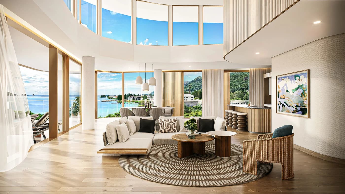 1 to 3 bed Melia branded waterfront apartments in Mahe, Seychelles - photo 2