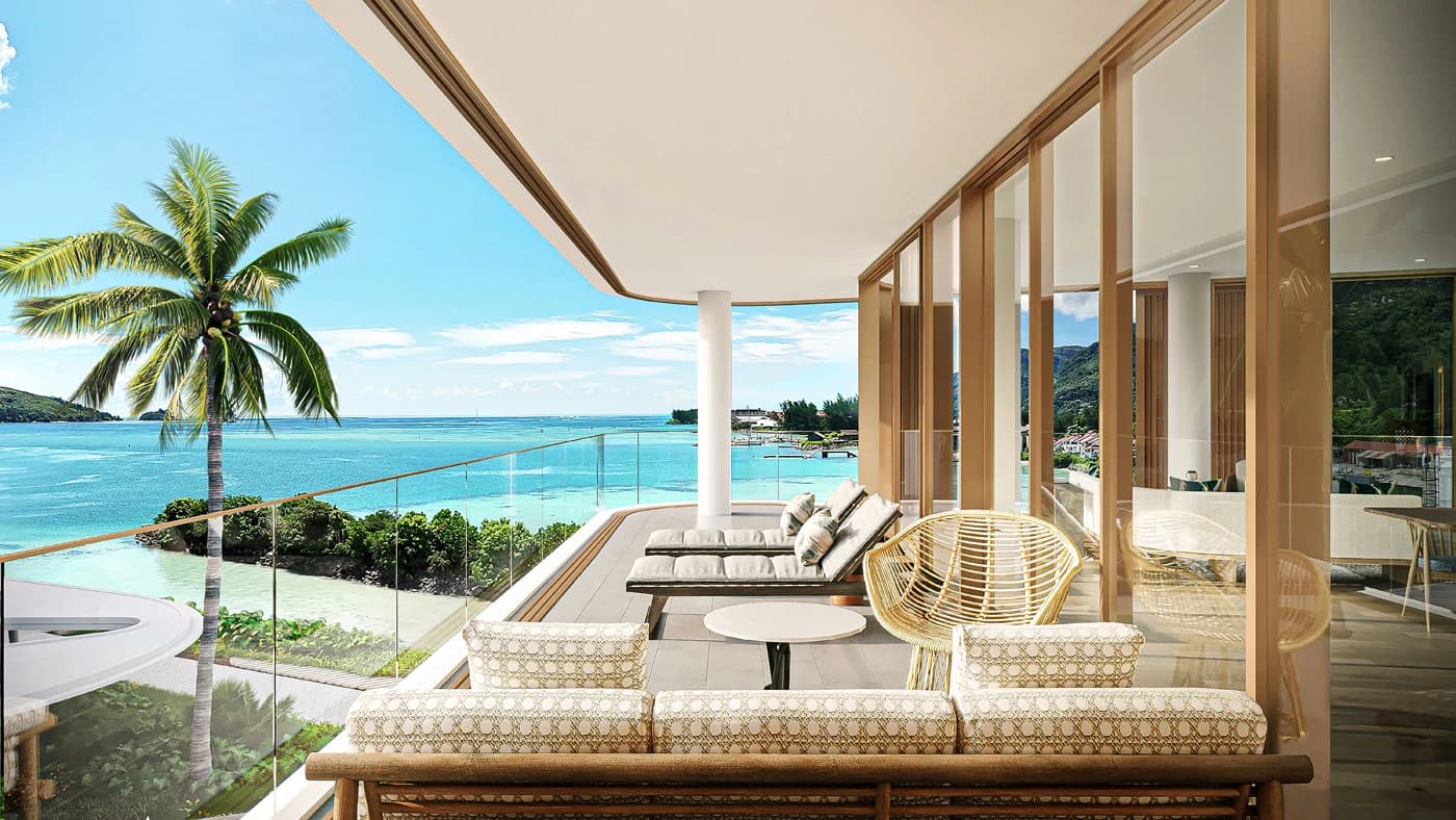 1 to 3 bed Melia branded waterfront apartments in Mahe, Seychelles - photo 6