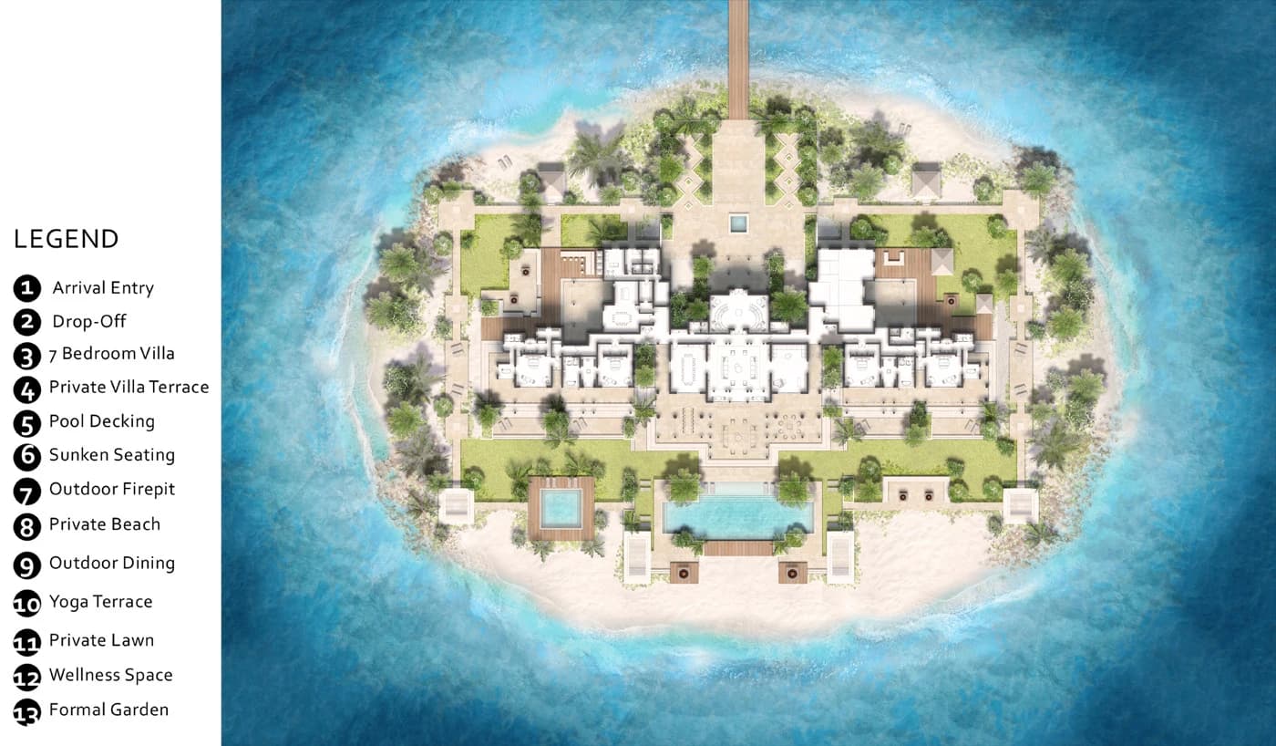 7 plus bed Baccarat Maldives Private Island Mansions for sale - photo 14