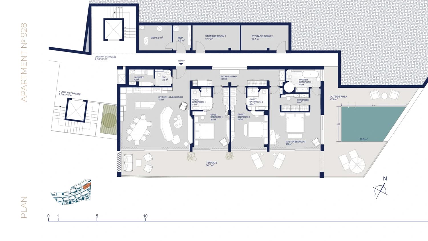 2 and 3-bed branded Marina Apartments for sale at Elounda Hills, Crete - photo 28